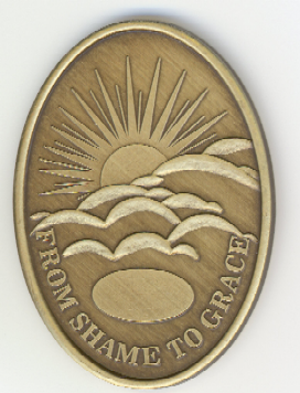 Enlarged view of medallion