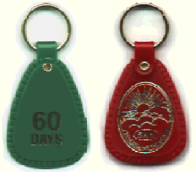 Enlarged view of key fob